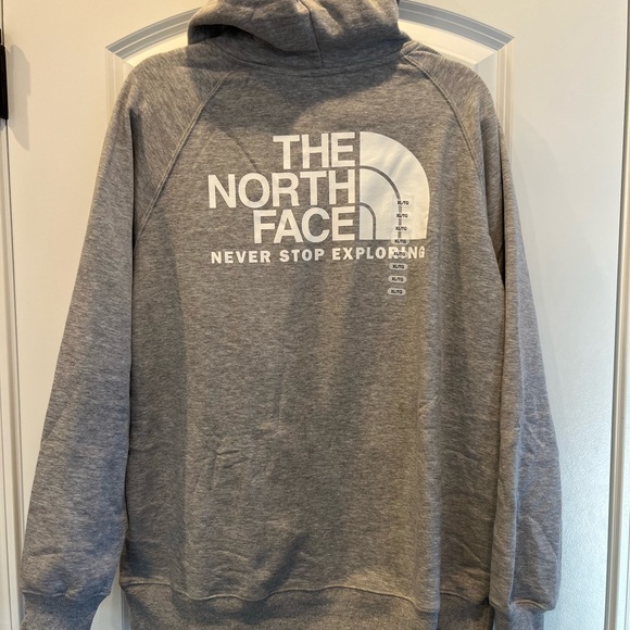 The North Face Light Gray Hoodie Size XL New Mens or Women - Picture 4 of 7